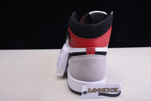 Bmlin shoes 1 Smoke Light Air Jordan OG High Grey 555088-126 0823
